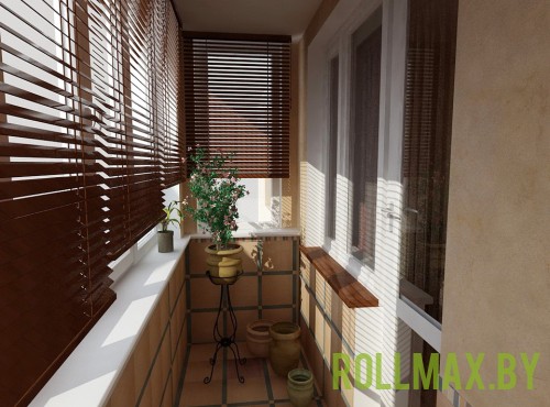 Жалюзи на балкон №05
