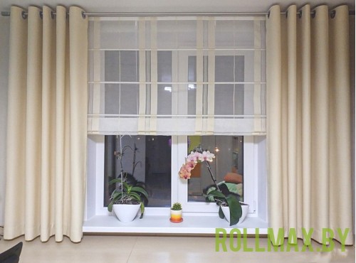 Тканевые римские шторы №19