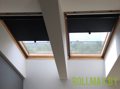 Черные рольшторы №01