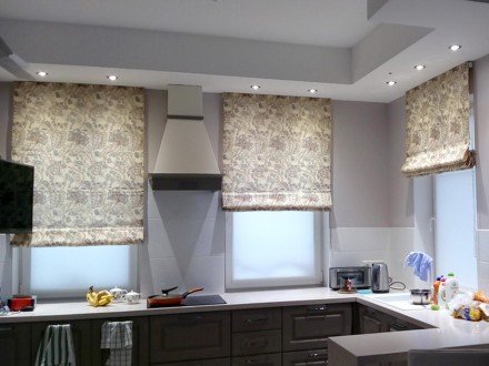 Тканевые римские шторы №04