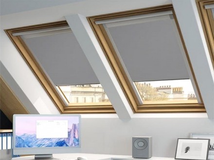 Рольшторы для мансардных окон №10